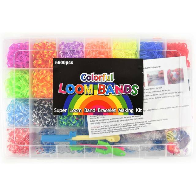 Billede af Robetoy Loom Bands 5600 Dele